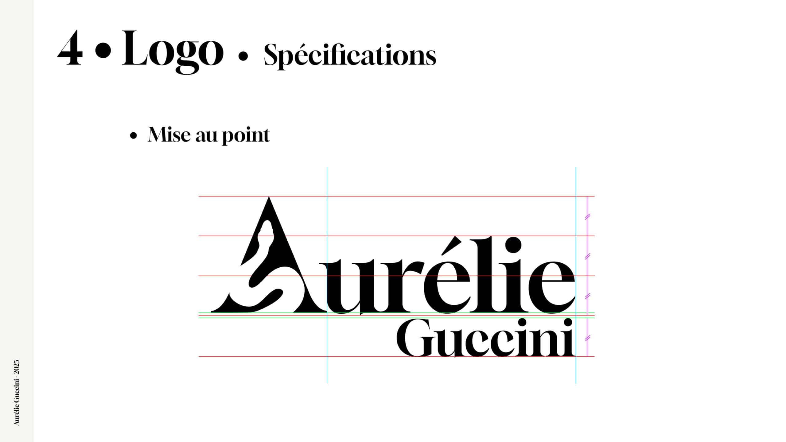 Charte graphique Aurélie Guccini - Logo