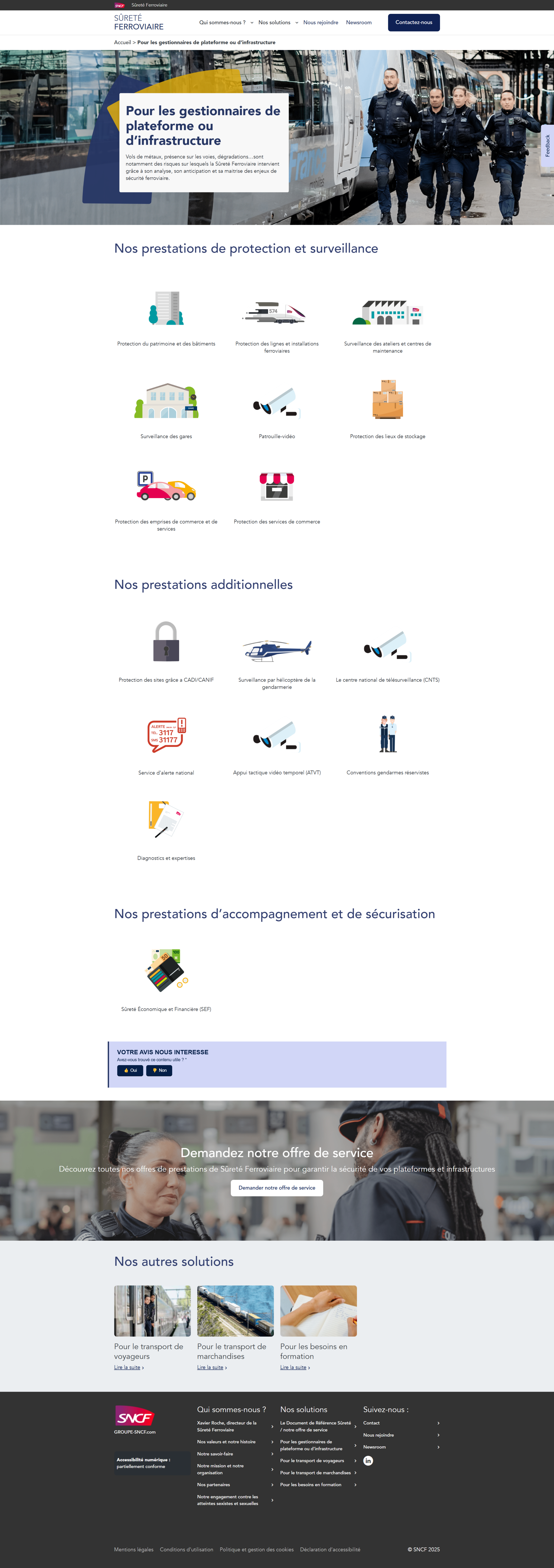 Projet Sncf Sûreté ferroviaire conception ux ui design