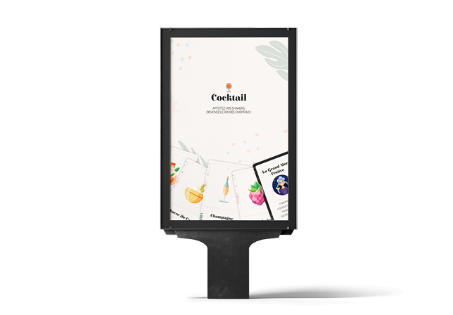 Mockup Affiche Cocktail jeux de société