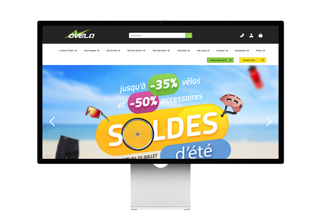 Mockup Desktop Ovelo conception ux ui design
