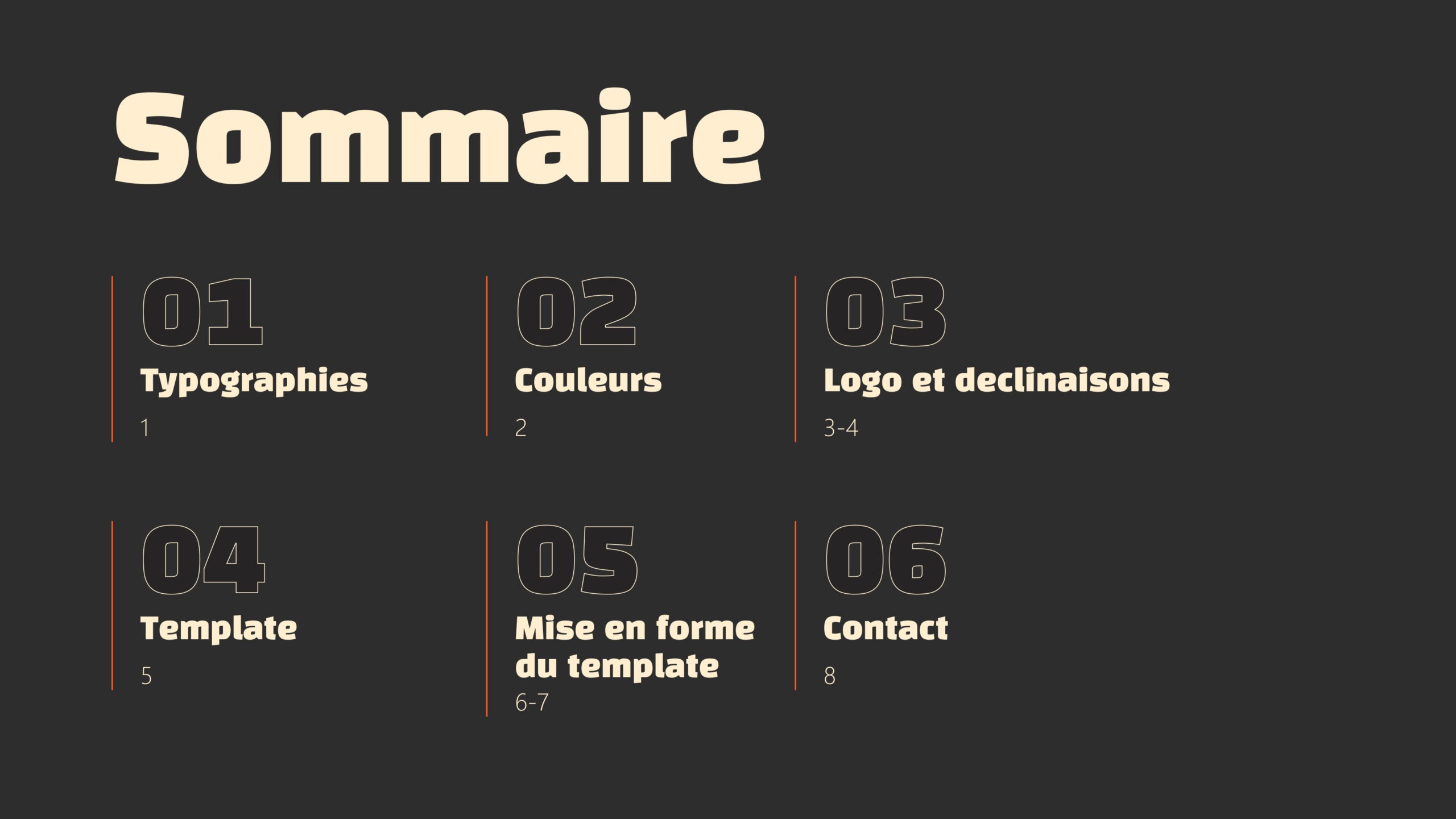 Charte graphique Murphy's Workshop