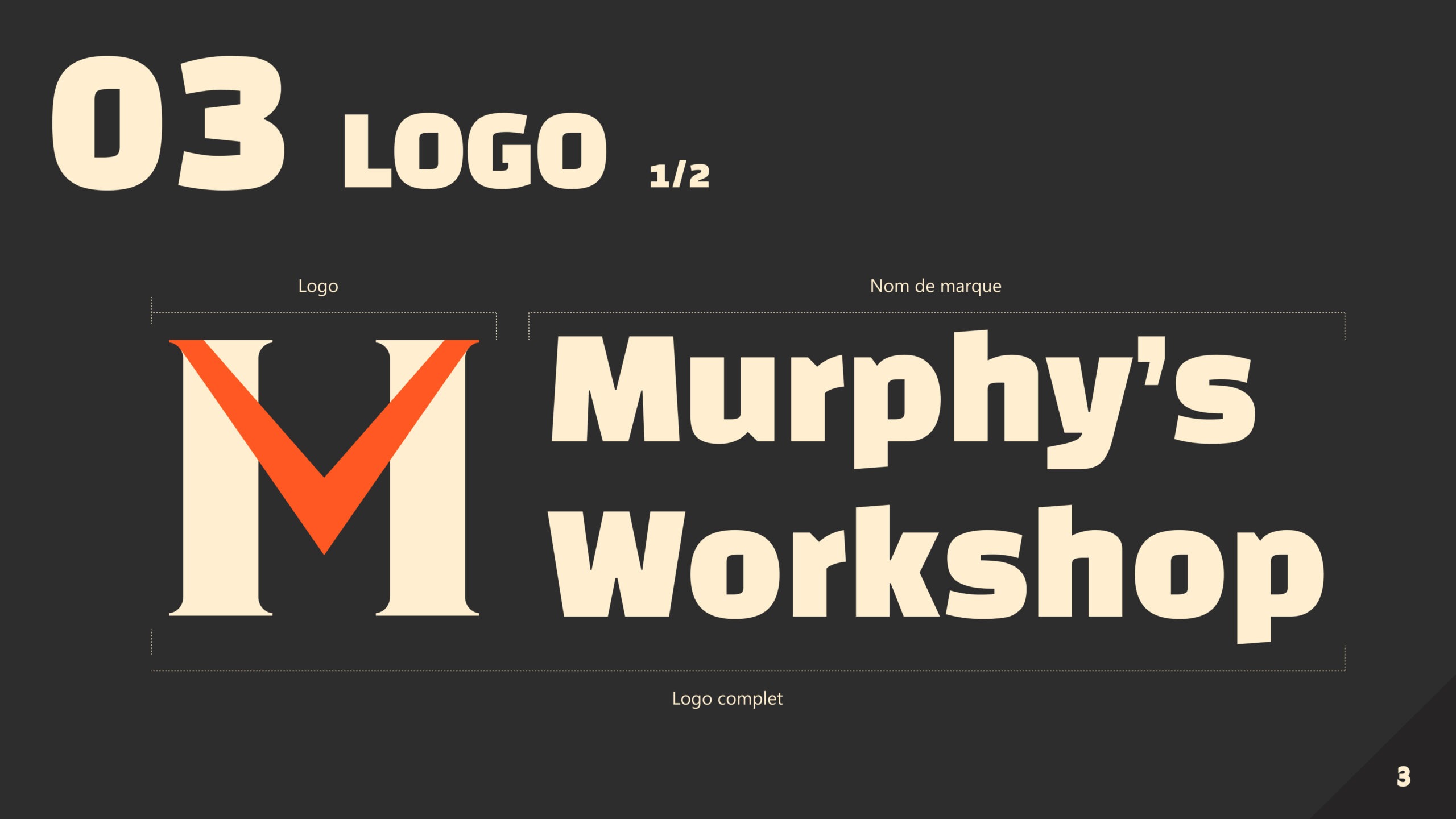 Charte graphique Murphy's Workshop